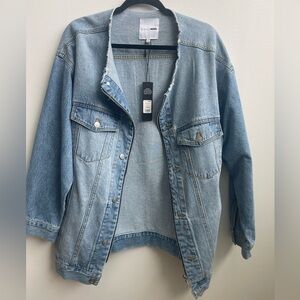 Fashion Nova Light Blue Denim Jean Jacket